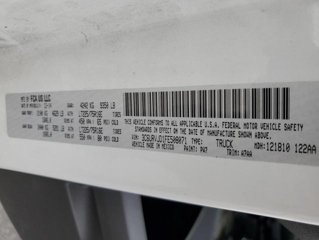 Photo 10 from auction – 2015 RAM PROMASTER with VIN 3C6URVJD1FE508071