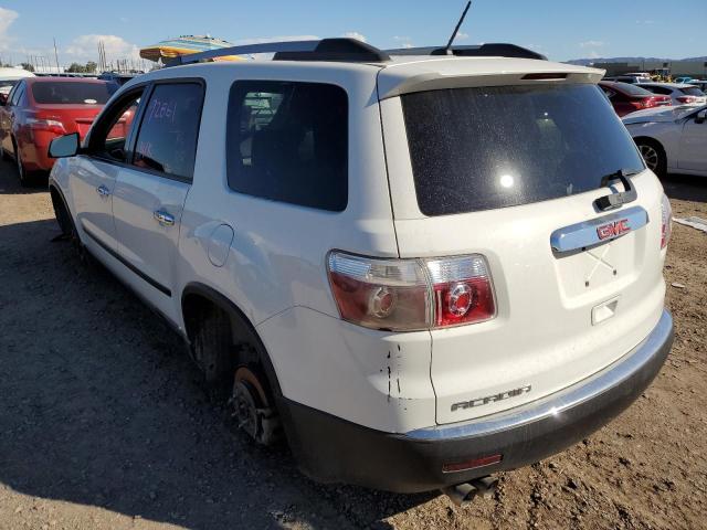 Photo 3 from auction – 2010 GMC ACADIA SL with VIN 1GKLRKED7AJ172942