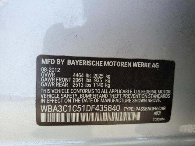 Photo 10 from auction – 2013 BMW 328 I SULE with VIN WBA3C1C51DF435840