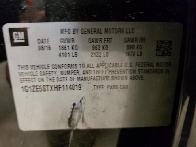 Photo 10 from auction – 2017 CHEVROLET MALIBU LT with VIN 1G1ZE5STXHF114019
