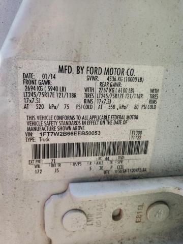 Photo 10 from auction – 2014 FORD F250 SUPER with VIN 1FT7W2B66EEB50053