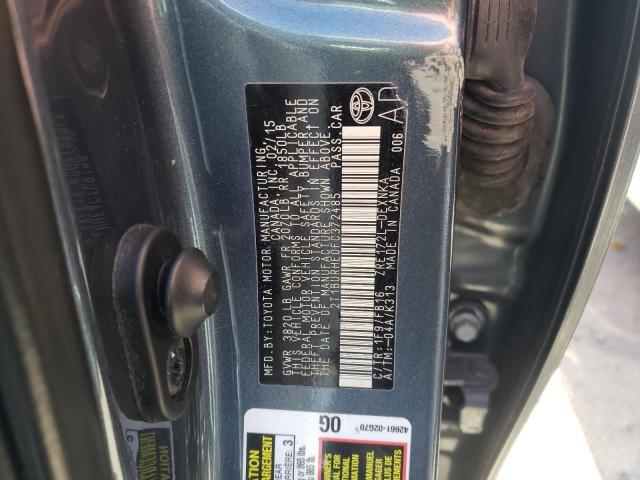 Photo 10 from auction – 2015 TOYOTA COROLLA L with VIN 2T1BURHE0FC372485
