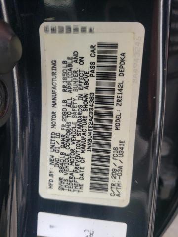 Photo 10 from auction – 2018 TOYOTA COROLLA BA with VIN 1NXBU4EE2AZ334383