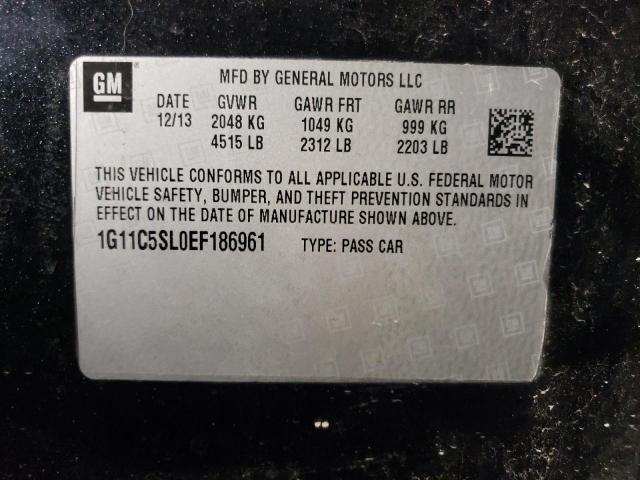 Photo 10 from auction – 2014 CHEVROLET MALIBU 1LT with VIN 1G11C5SL0EF186961