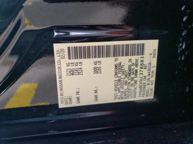 Photo 10 from auction – 2020 NISSAN MAXIMA SV with VIN 1N4AA6CV3LC378883