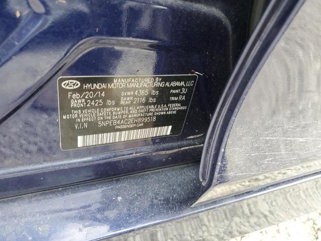 Photo 10 from auction – 2014 HYUNDAI SONATA GLS with VIN 5NPEB4AC2EH899518