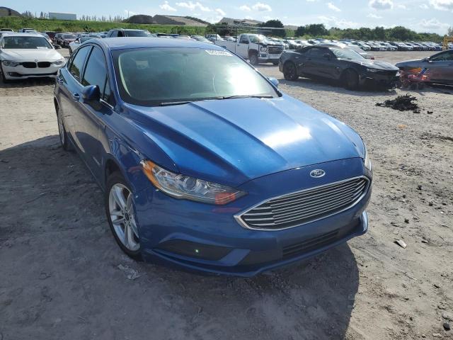 FORD FUSION SE 2018 with VIN 3FA6P0LU5JR261085 - Photo from auction