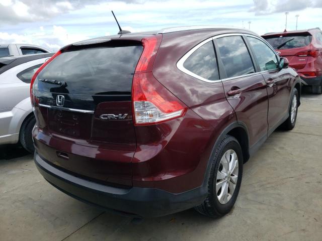 Photo 4 from auction – 2014 HONDA CR-V EXL with VIN 5J6RM3H70EL024295