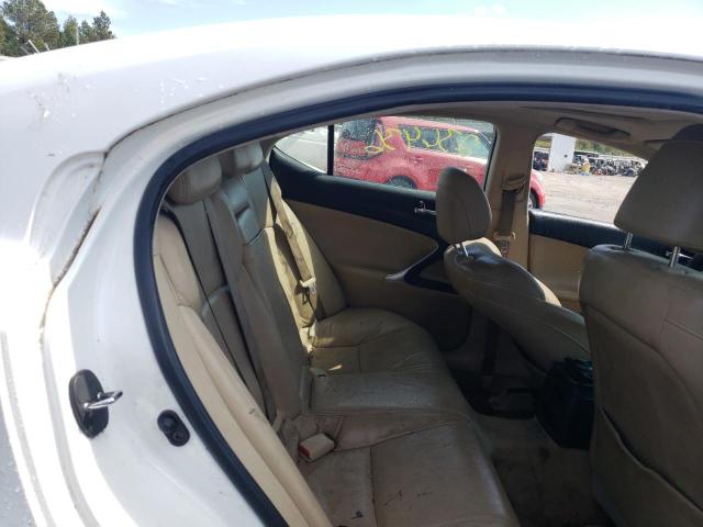 Photo 6 from auction – 2006 LEXUS IS 250 with VIN JTHBK262465020477