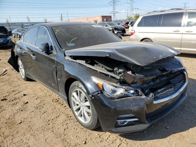 INFINITI Q50 BASE 2015 with VIN JN1BV7ARXFM398371 - Photo from auction