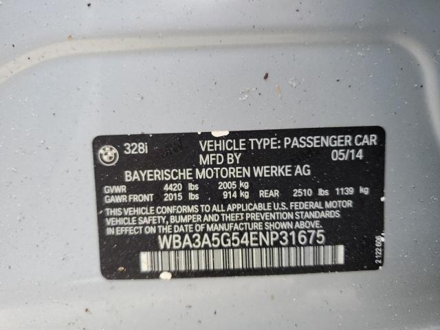 Photo 10 from auction – 2014 BMW 328 I with VIN WBA3A5G54ENP31675