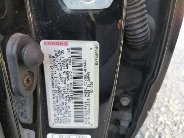 Photo 10 from auction – 2003 TOYOTA CAMRY LE with VIN JTDBE32K530174340