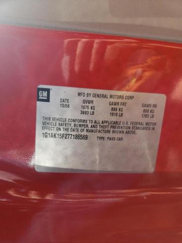 Photo 10 from auction – 2007 CHEVROLET COBALT LS with VIN 1G1AK15F277186569