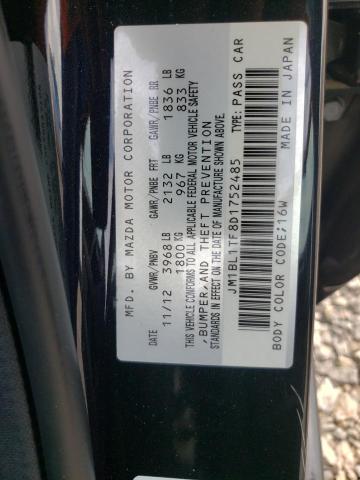 Photo 10 from auction – 2013 MAZDA 3 I with VIN JM1BL1TF8D1752485
