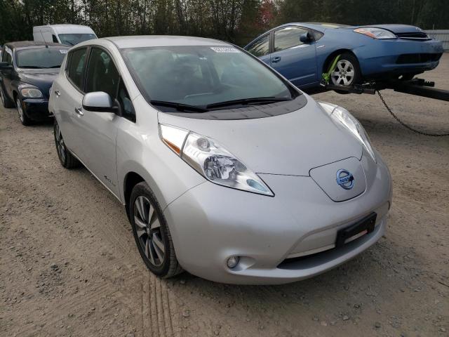 NISSAN LEAF SV 2016 with VIN 1N4BZ0CP2GC314688 - Photo from auction