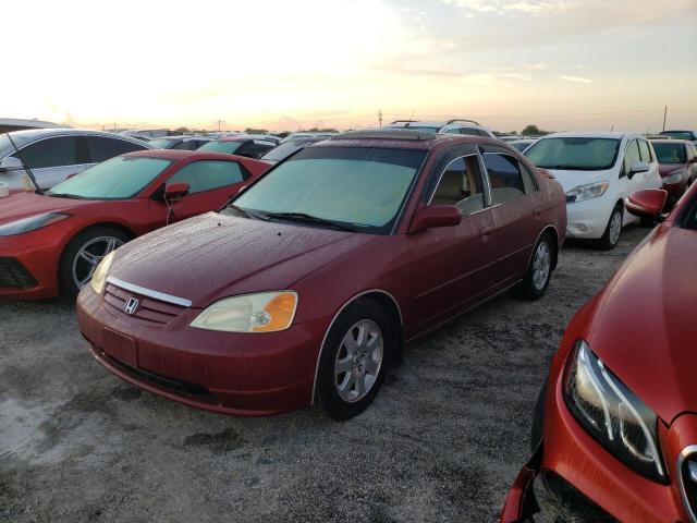 Photo 2 from auction – 2002 HONDA CIVIC EX with VIN 2HGES26732H532813