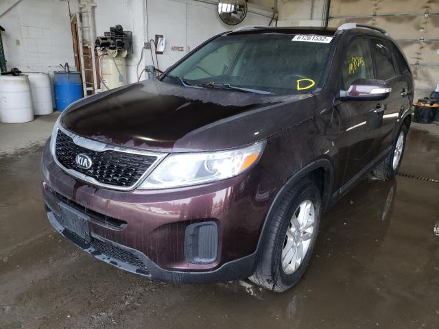 Photo 2 from auction – 2015 KIA SORENTO LX with VIN 5XYKT4A74FG587177