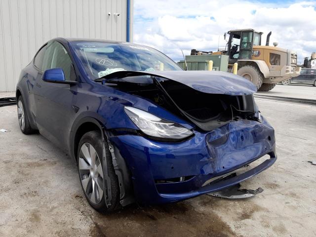 TESLA MODEL Y 2021 with VIN 5YJYGDEE7MF257495 - Photo from auction