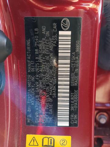Photo 10 from auction – 2017 LEXUS ES 350 with VIN 58ABK1GG4HU073814