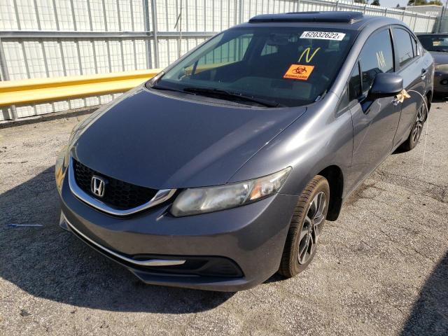 Photo 2 from auction – 2013 HONDA CIVIC EX with VIN 19XFB2F81DE041702