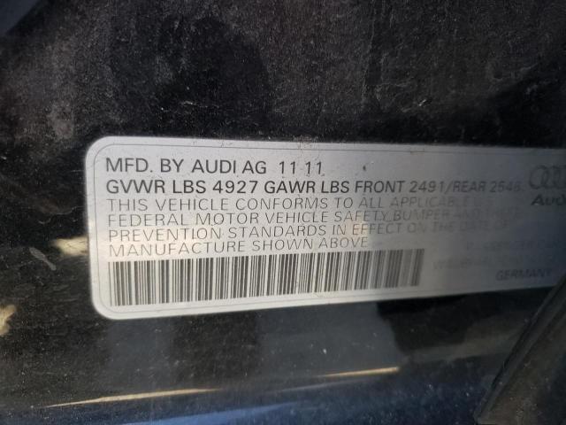 Photo 10 from auction – 2012 AUDI A4 PREMIUM with VIN WAUBFAFL7CN014173