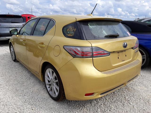 Photo 3 from auction – 2011 LEXUS CT 200 with VIN JTHKD5BH3B2007950
