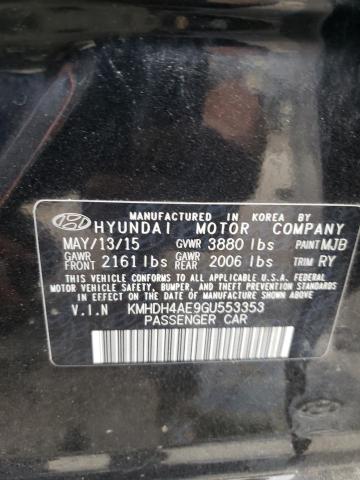 Photo 10 from auction – 2016 HYUNDAI ELANTRA SE with VIN KMHDH4AE9GU553353