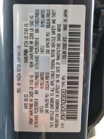 Photo 10 from auction – 2022 MAZDA CX-5 PREFE with VIN JM3KFBCM7N0638083