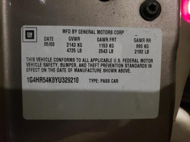 Photo 10 from auction – 2000 BUICK LESABRE LI with VIN 1G4HR54K8YU329210