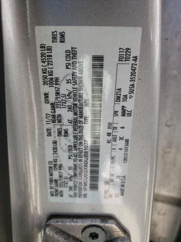 Photo 10 from auction – 2013 FORD ESCAPE SE with VIN 1FMCU0GX6DUB81037