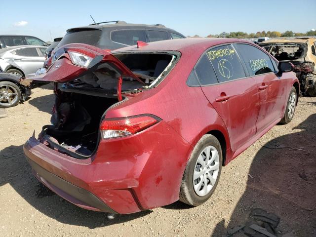 Photo 4 from auction – 2022 TOYOTA COROLLA LE with VIN JTDEPMAE4NJ198344