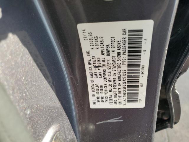 Photo 10 from auction – 2014 HONDA ACCORD LX with VIN 1HGCR2F32EA271225