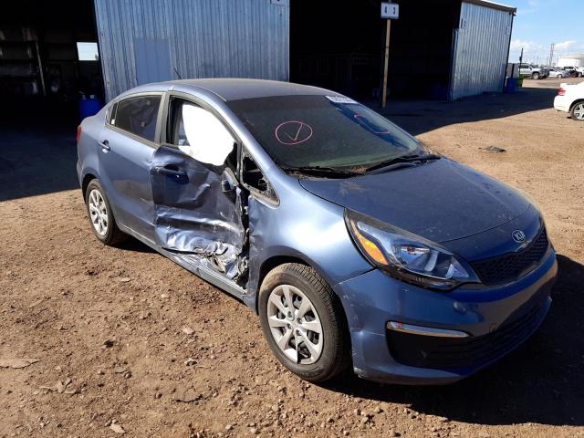 KIA RIO LX 2016 with VIN KNADM4A31G6565822 - Photo from auction