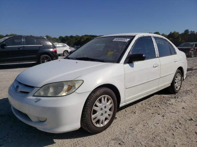 Photo 2 from auction – 2005 HONDA CIVIC LX with VIN 2HGES16635H516598