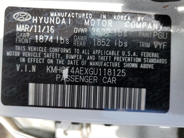 Photo 10 from auction – 2016 HYUNDAI ACCENT SE with VIN KMHCT4AEXGU118125