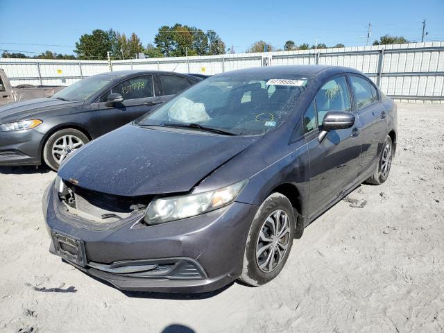 Photo 2 from auction – 2014 HONDA CIVIC LX with VIN 2HGFB2F50EH552928