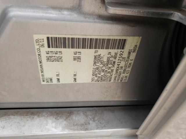 Photo 10 from auction – 2012 NISSAN ALTIMA BAS with VIN 1N4AL2AP8CN417592