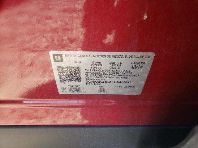 Photo 10 from auction – 2020 CHEVROLET BLAZER 2LT with VIN 3GNKBCRSXLS545586