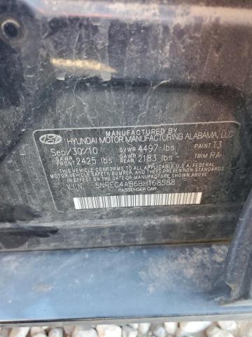 Photo 10 from auction – 2011 HYUNDAI SONATA SE with VIN 5NPEC4AB6BH168588