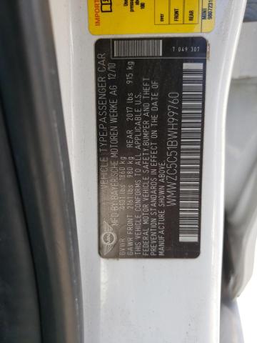 Photo 10 from auction – 2011 MINI COOPER S C with VIN WMWZC5C51BWH99760