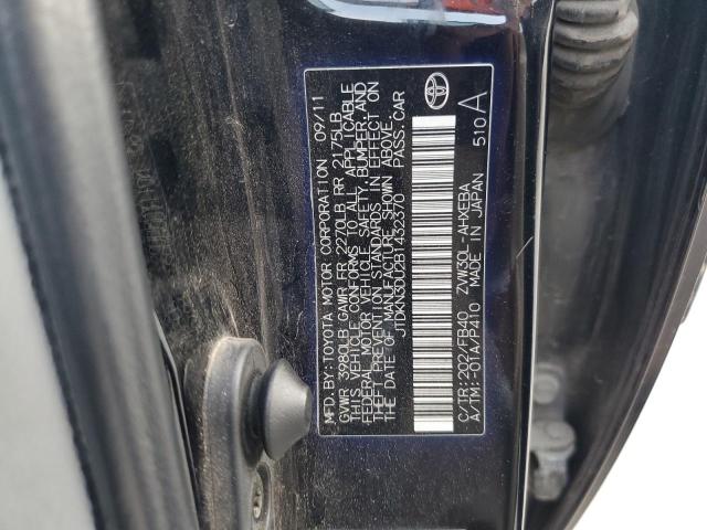 Foto 10 de la subasta – 2011 TOYOTA PRIUS con VIN JTDKN3DU2B1432370