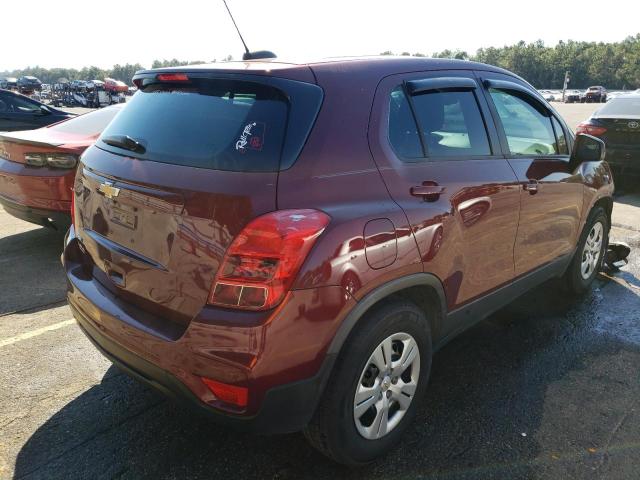 Photo 4 from auction – 2017 CHEVROLET TRAX LS with VIN 3GNCJKSBXHL169100