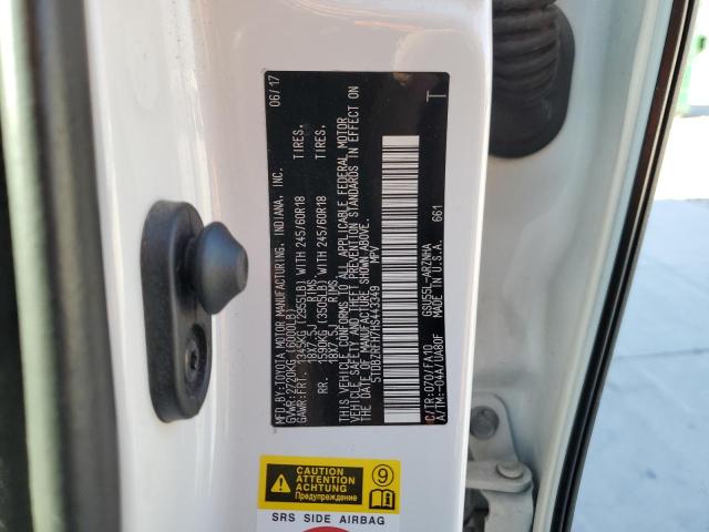 Photo 10 from auction – 2017 TOYOTA HIGHLANDER with VIN 5TDBZRFH7HS443349
