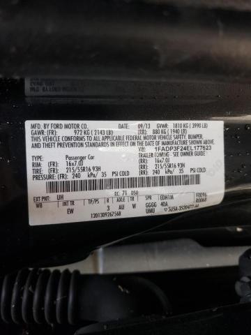Photo 10 from auction – 2014 FORD FOCUS SE with VIN 1FADP3F24EL177623