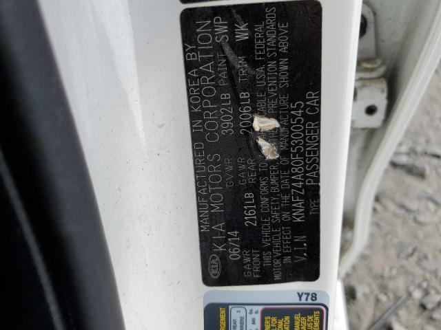 Photo 10 from auction – 2015 KIA FORTE EX with VIN KNAFZ4A80F5300545
