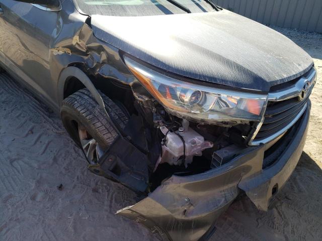 Photo 9 from auction – 2015 TOYOTA HIGHLANDER with VIN 5TDZKRFH6FS057960