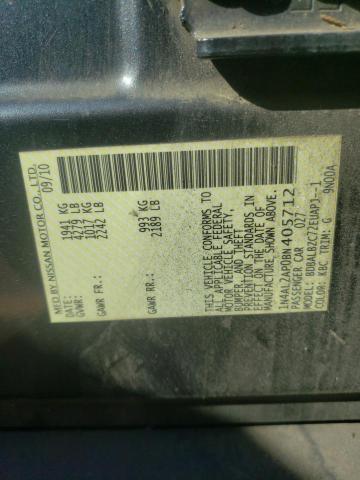 Photo 10 from auction – 2011 NISSAN ALTIMA BAS with VIN 1N4AL2AP0BN405712