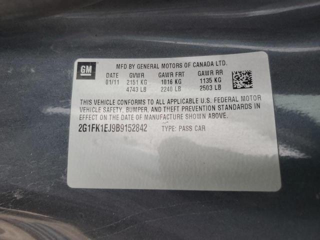 Photo 10 from auction – 2011 CHEVROLET CAMARO 2SS with VIN 2G1FK1EJ9B9152842