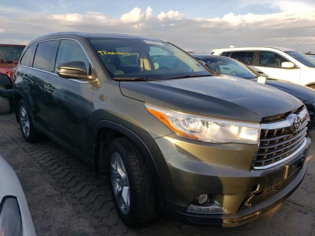 TOYOTA HIGHLANDER 2015 with VIN 5TDDKRFH9FS081714 - Photo from auction