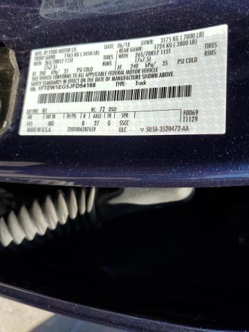 Photo 10 from auction – 2018 FORD F150 SUPER with VIN 1FTEW1EG5JFD54188